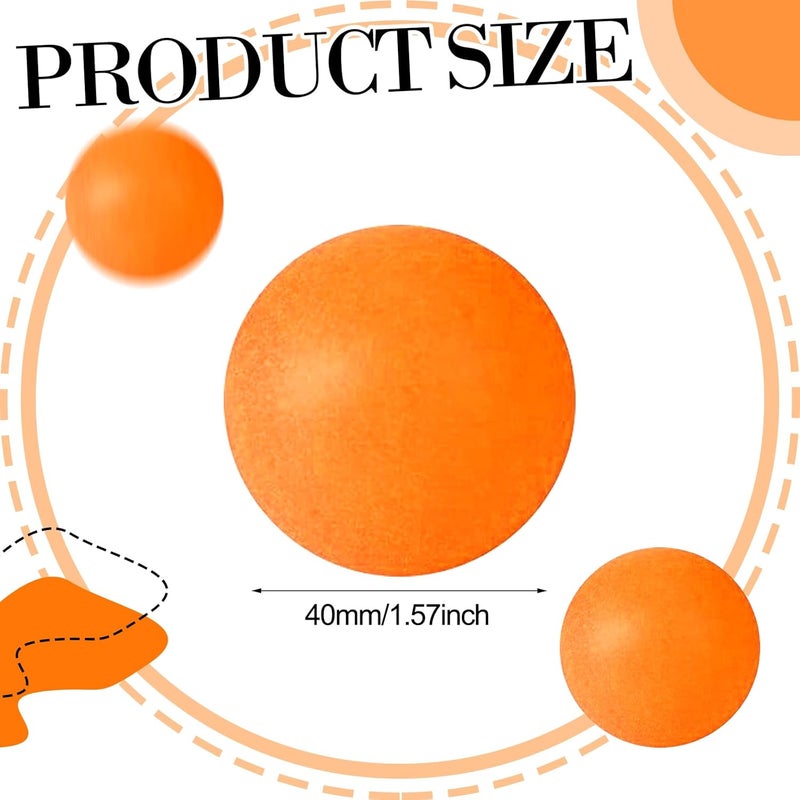 SEEVOR 28 Pcs Balls Table Tennis Balls 40mm Color Plastic Balls Bulk Washable Small Game Balls for Party Decoration Handcrafted Art Carnival Pool Games - Image 2